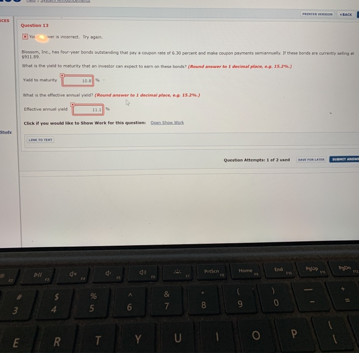  RS PRINTER VERSION BACK RCES Question 13 [x You wer is