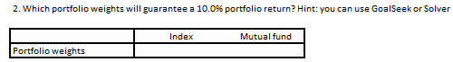 2012 2013 2014 Index return (use as benchmark) Mutual fund return 14.81%