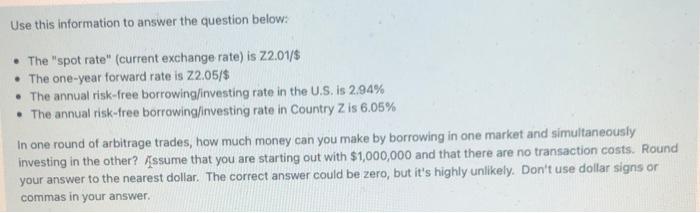 #1 Use this information to answer the question below: - The "spot