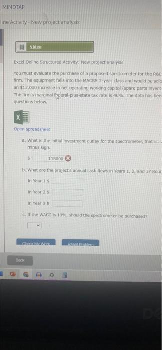 The applicable depreciation rates are 33%, 45%, 15%, and 7%. The equipment