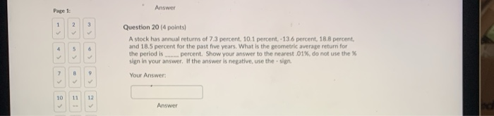  Answer Page 1 1 2 3 4 5 6 Question 20