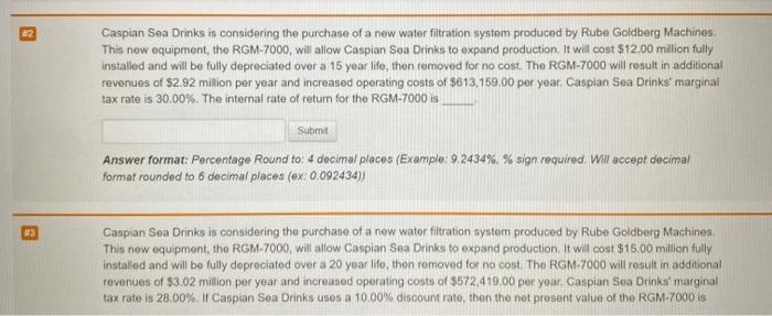 Really need help with these last 3 questions please and thank you!