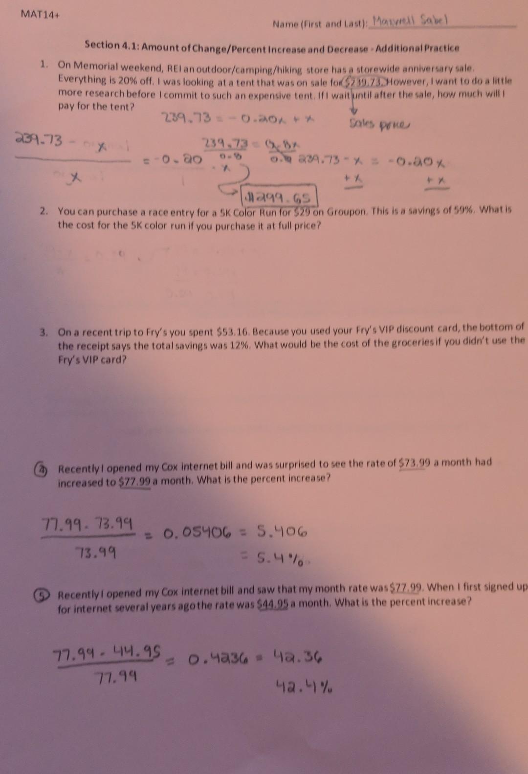 Below are the problems that I am working with right now, lucky