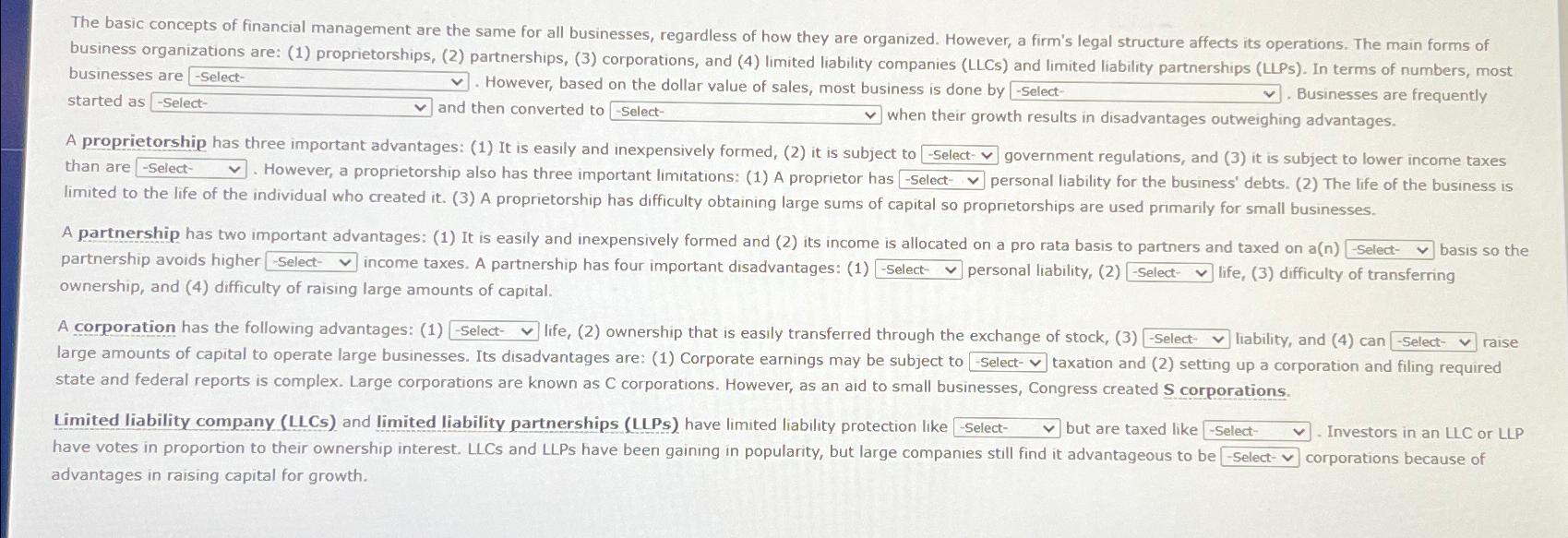 businesses are-selectstarted as [ v. However, based on the dollar value