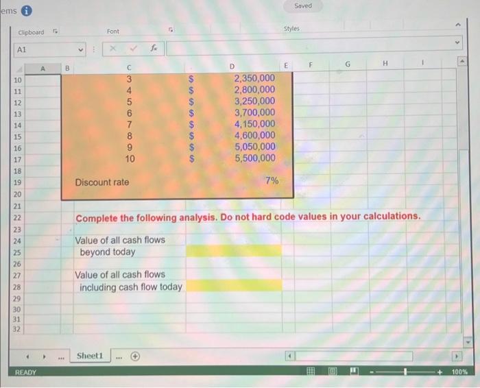 TVM Lottery. You will receive $1 million today plus another 10 annual