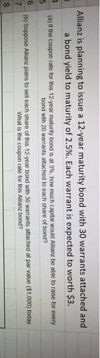  please include clear step by step instruction for each calculation.Ex: step