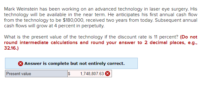  Mark Weinstein has been working on an advanced technology in laser