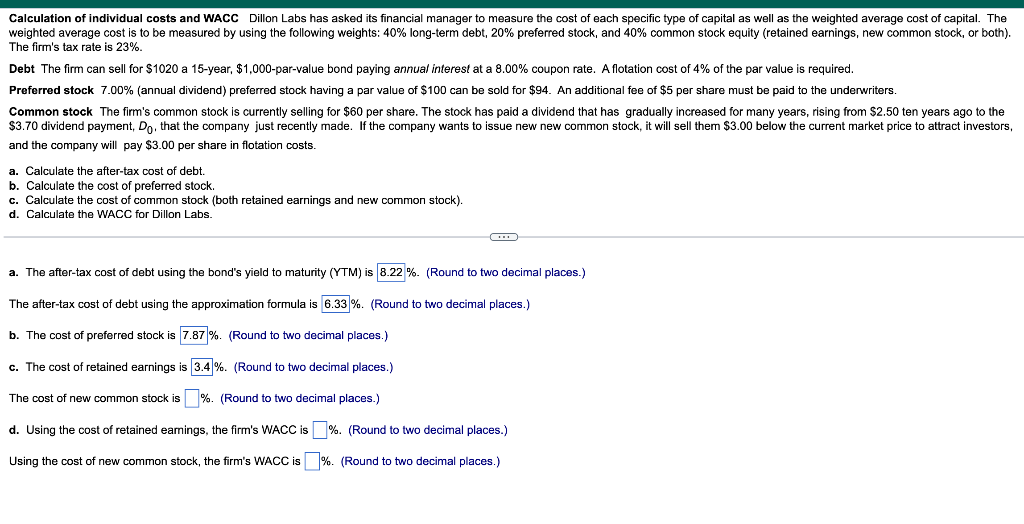 weighted average cost is to be measured by using the following
