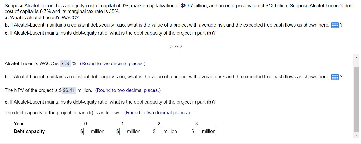 the following icon in order to copy its contents into a spreadsheet.)