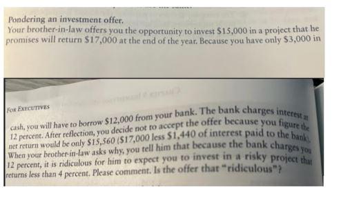  Please do not copy and paste an existing answer. Pondering an