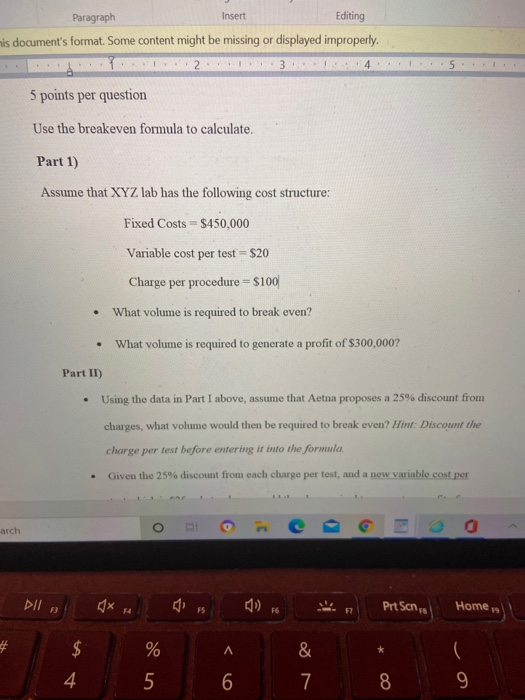  Insert Paragraph Editing his document's format. Some content might be missing