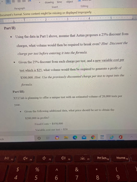 or displayed improperly. I. 2 3 1 4 5 points per question
