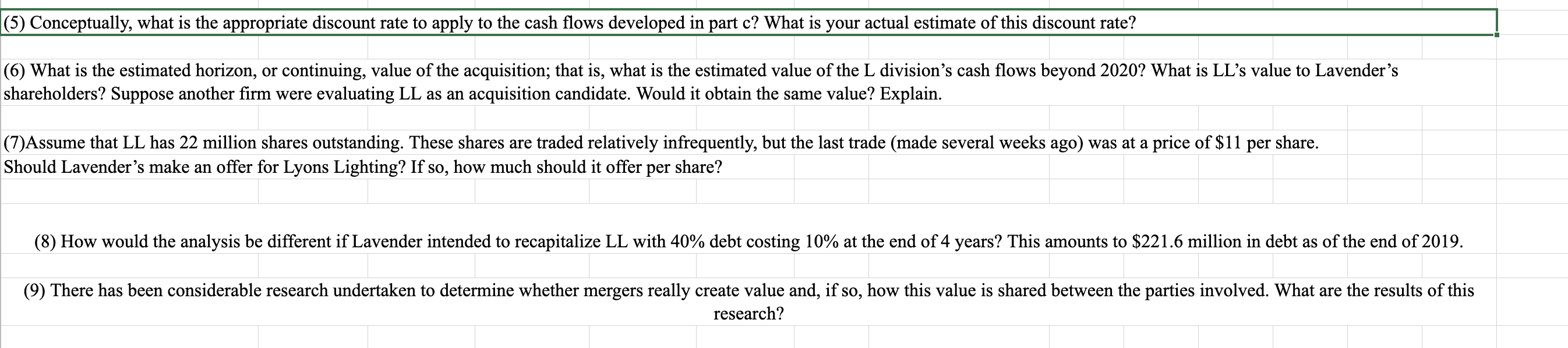 35% tax rate. Zona estimates the risk-free rate to be 7.2% and