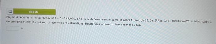 the following cash flows: calsultions. Round your answerto two deci mal places.