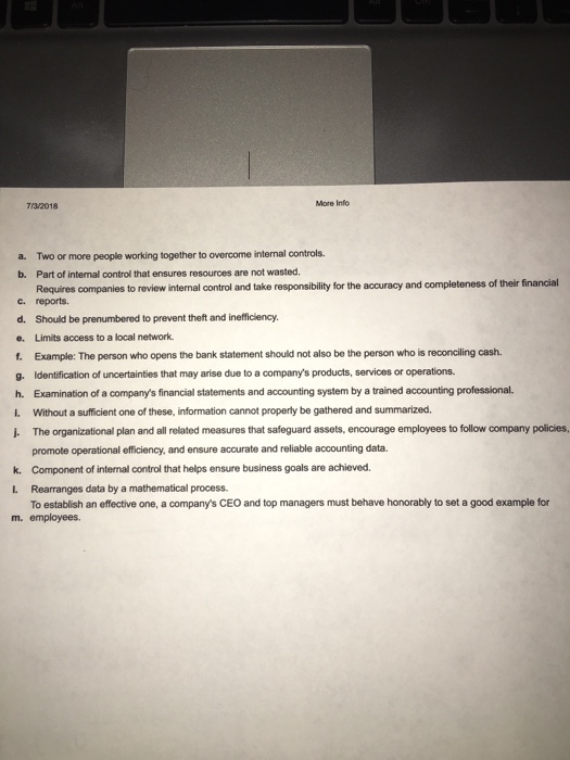 of ACCT 1 (60) SUM18 (Coates) Homework: Chapter 8 Homework Score: 0