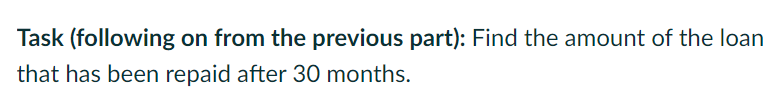 arrears. The amount of the monthly payment is calculated on the basis