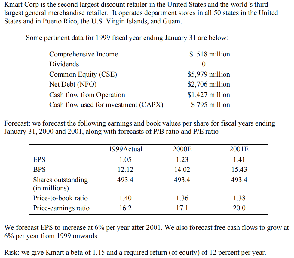  For FY2001, the equity report forecasts a 6% earnings growth and