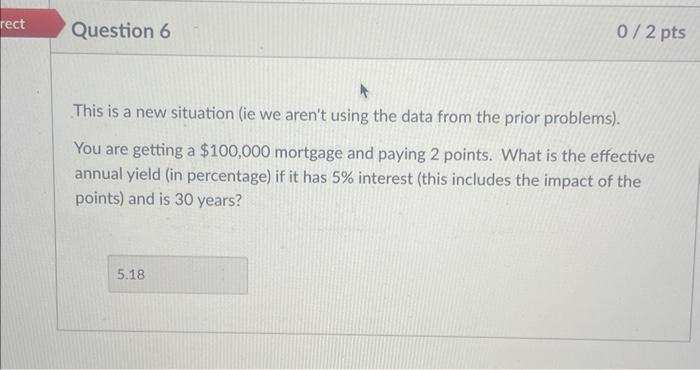  This is a new situation (ie we aren't using the data