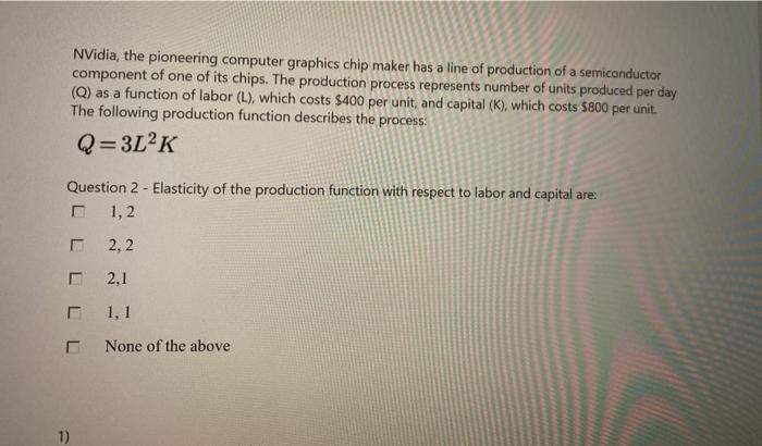  NVidia, the pioneering computer graphics chip maker has a line of
