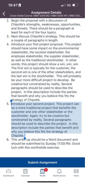  Introduce your second project. This project can be a more traditional