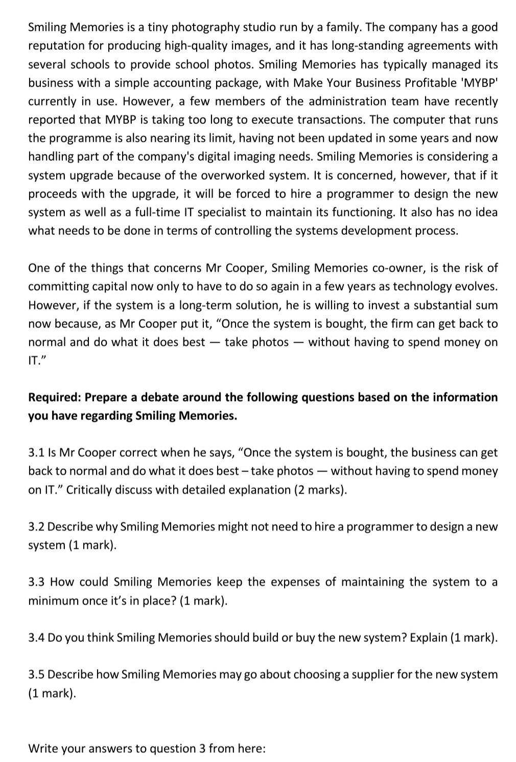 Smiling Memories is a tiny photography studio run by a family.