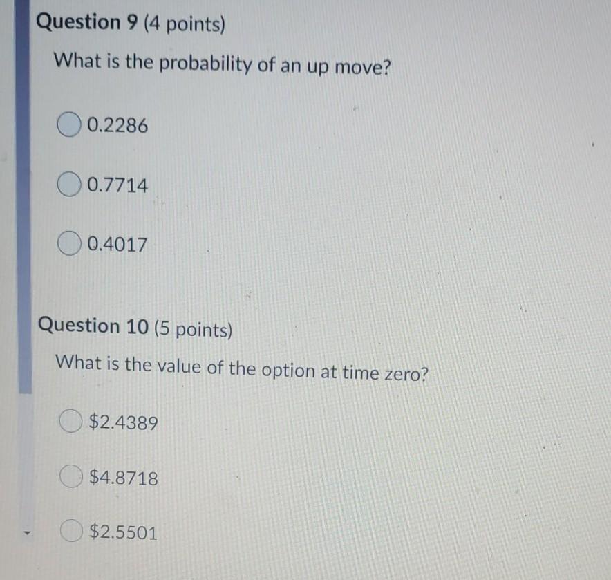 strike price is 20 Two-Period Binomial Option Valuation Model "Congratulations! Your call