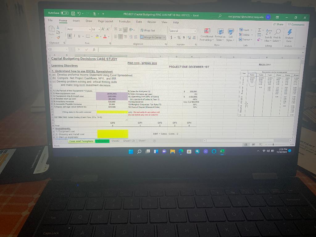 Would you accept the project based on NPV, IRR? Would you accept