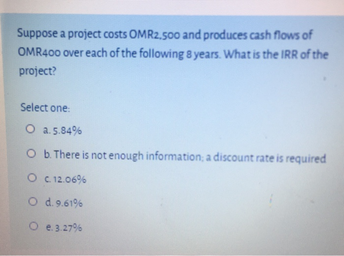 is and the coupon rate is the yield to maturity. Select one: