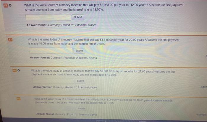 Please show calculator step and highlight correct answer for question 32 O
