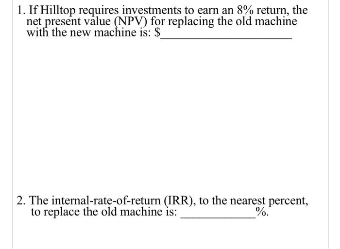 by the corporation through 2023 . If Hilltop decides to replace the
