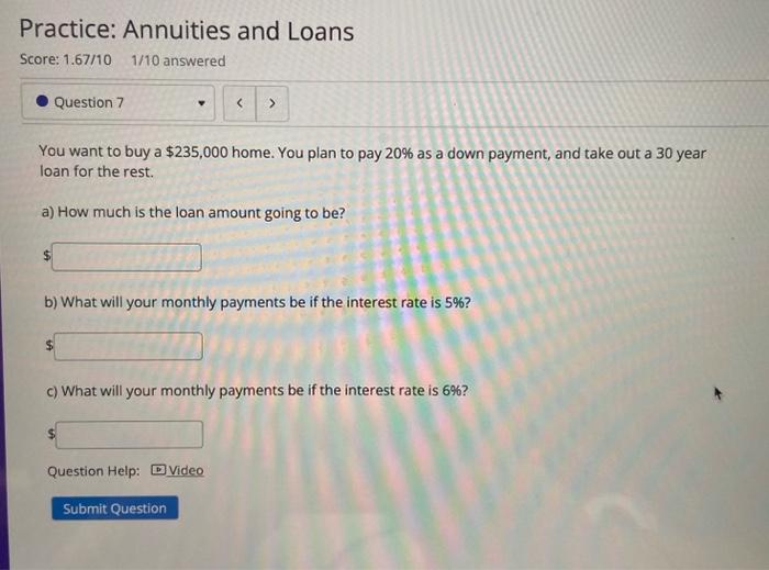 on his credit card, which has an interest rate of 2.35% compounded