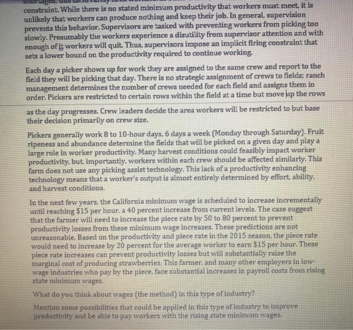 type of industry? mention some possibilities that could be applied in this