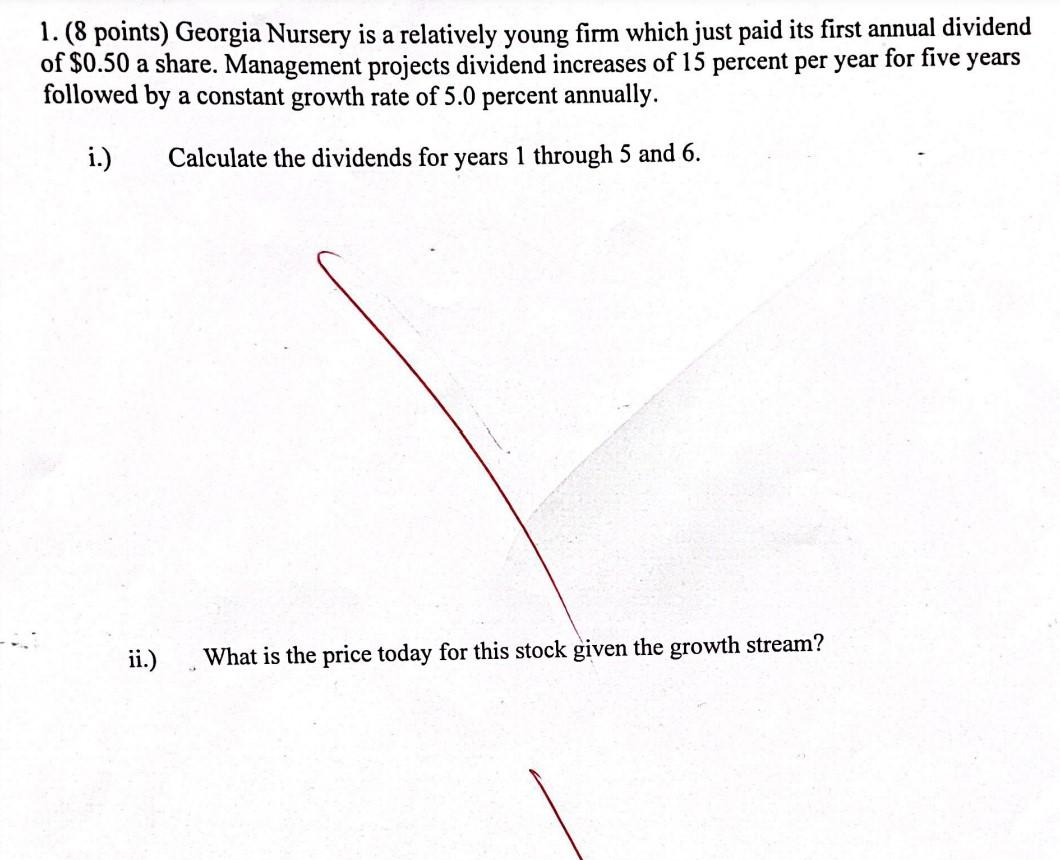 All the information is given to solve this. For part two, find