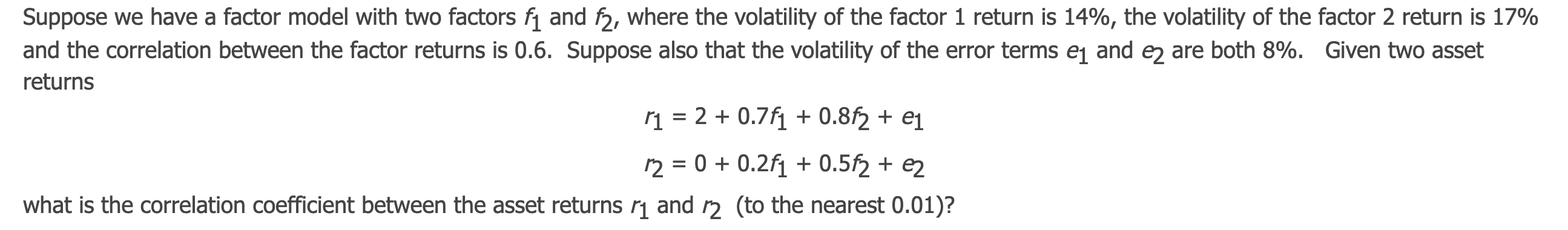  The answer should be 0.73 Please explain the concepts behind, not