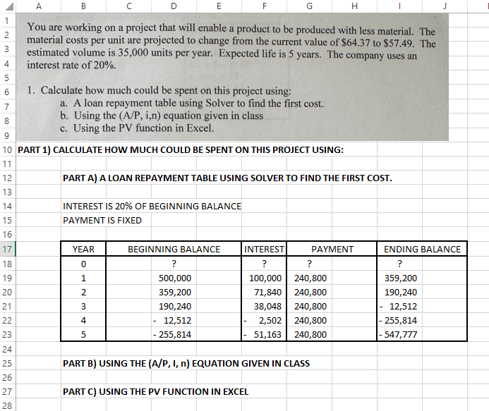--How do I solve Part A, B, and C? --\ PART 1)