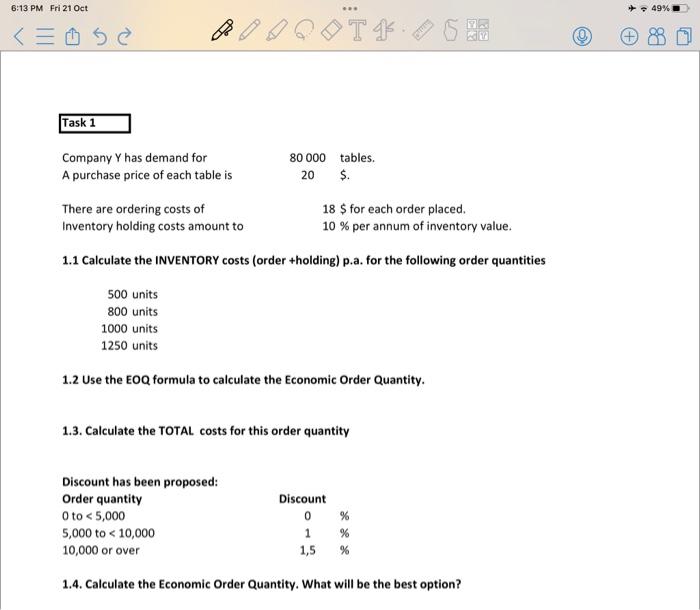 please help me with this problem ASAP, thank you 1.1 Calculate the