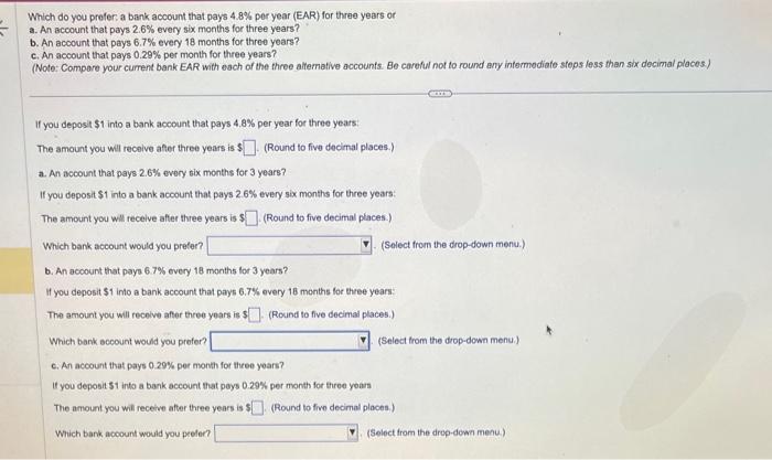 first drop down: 2.6% every six months for three years or 4.8%