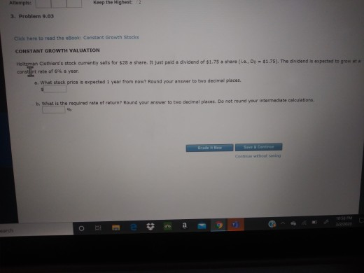  Allempl keep the Highest Problem 9.03 Click here to read the