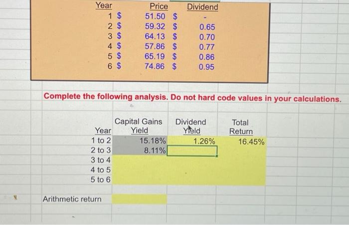  Year 1 $ 2 $ 3 $ 4 $ 5 $