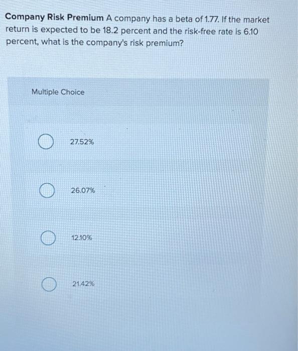 their likelihoods, and the potential returns: Economic State Fast Growth Slow Growth