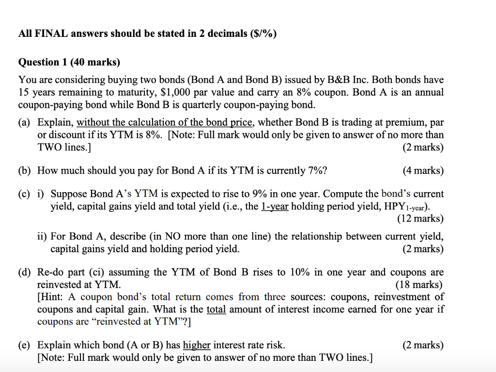 just answer part d and e. please clearer shows the step