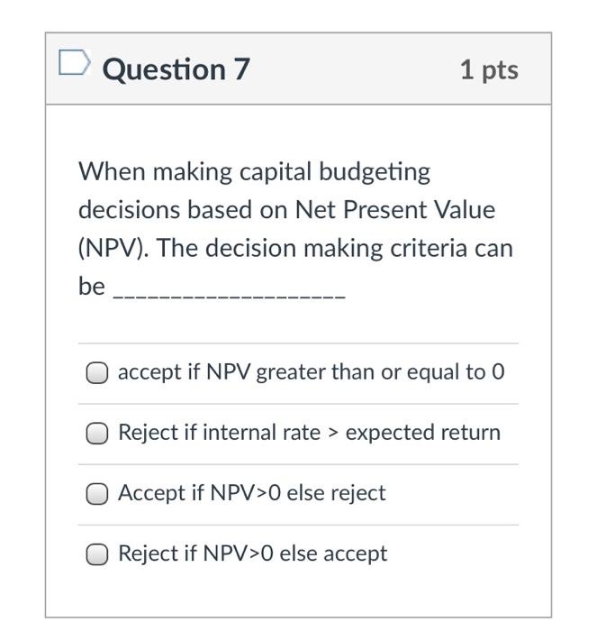 finance, some things you have to consider are [select all that apply]