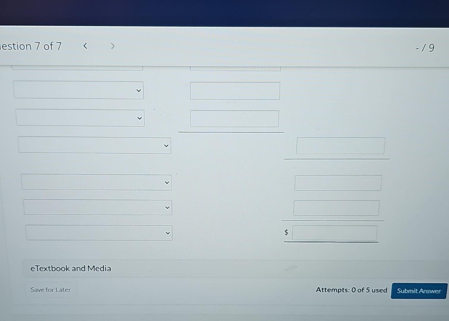 77,600 Accumulated depreciation (29,400) (23,300) Total $129,000 $114,300 Liabilities and Stockholders' Equity
