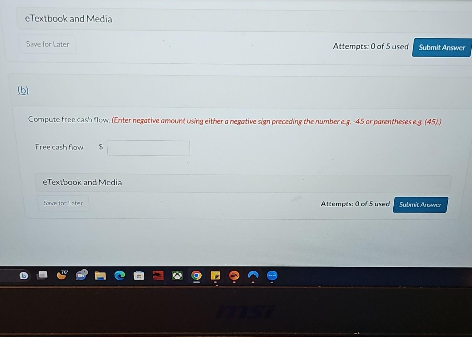 \begin{tabular}{lrr} Accounts payable & $28,000 & $16,800 \\ Income taxes payable &