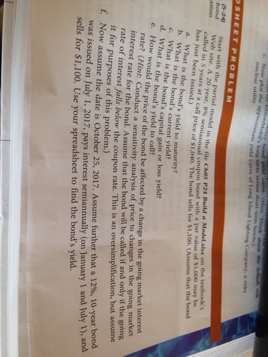  Start with the partial model in the file Ch05 P24 Build