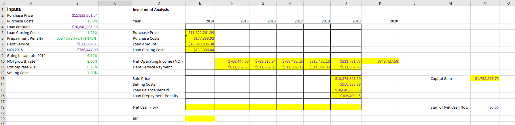 B D E G H 1 K M N O Investment