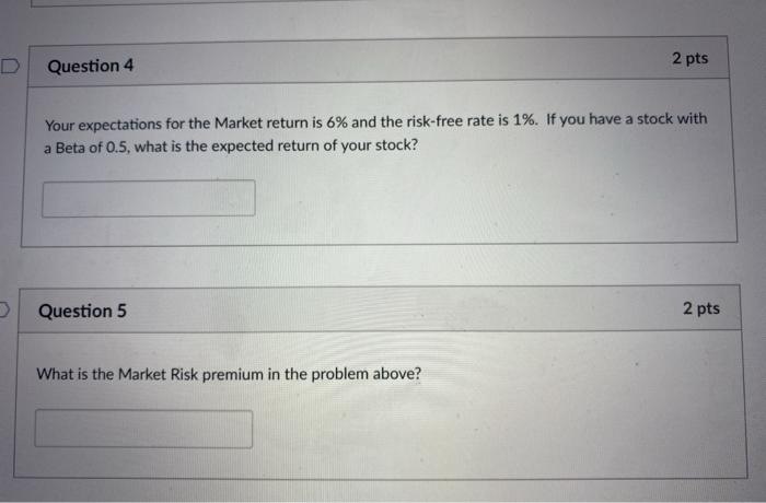 is forecasting the expected return of the stock market. For example, if