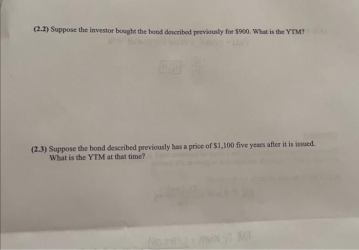 to 9%. (1.4) Suppose the Verbrugge bond paid interested semiannually. What would