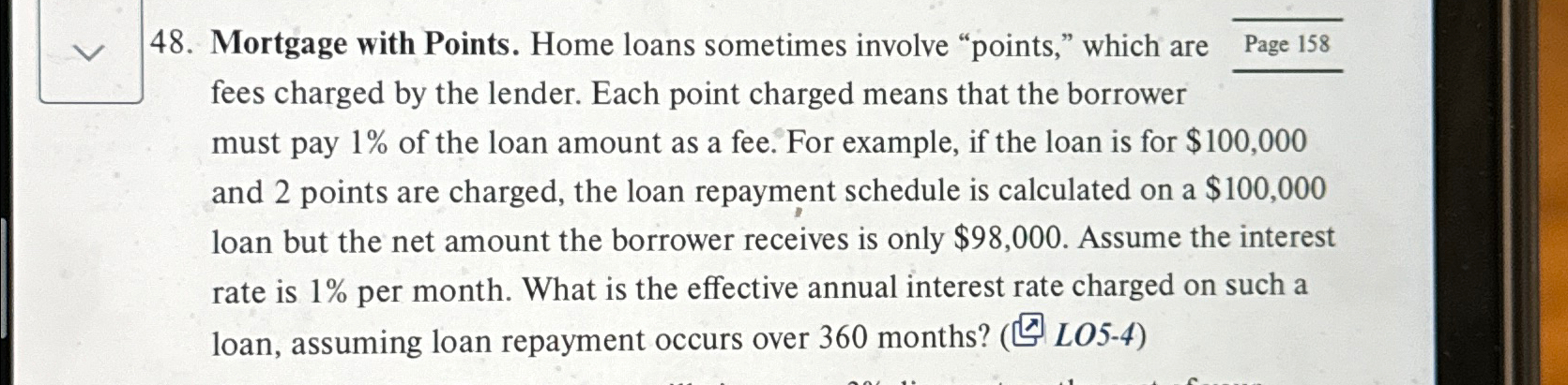  Mortgage with Points. Home loans sometimes involve "points," which are\ Page