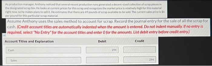 ONLY STEP Cplease help. due today. full problem provided. As production manager,